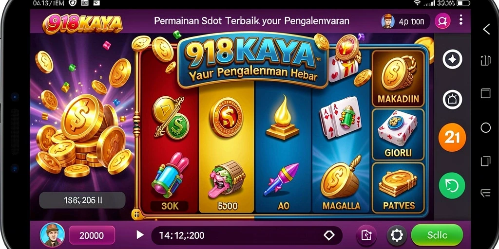 Tampilan gameplay menarik dari 918KAYA dengan berbagai tema slot.