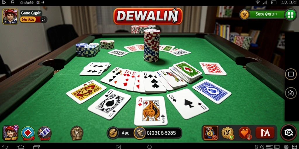 Tampilan menarik saat bermain Gaple di DEWALIN.