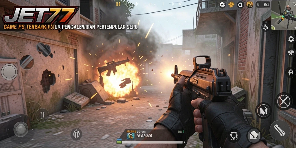 Gameplay intens JET77 yang seru dan menyenangkan.