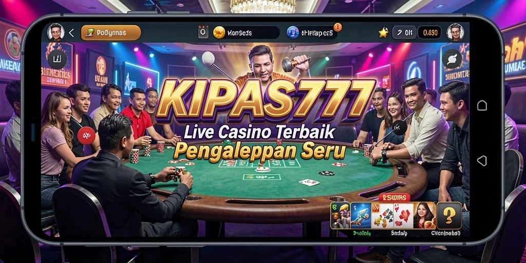 Gameplay menarik di KIPAS777 dengan dealer langsung dan suasana kasino nyata.
