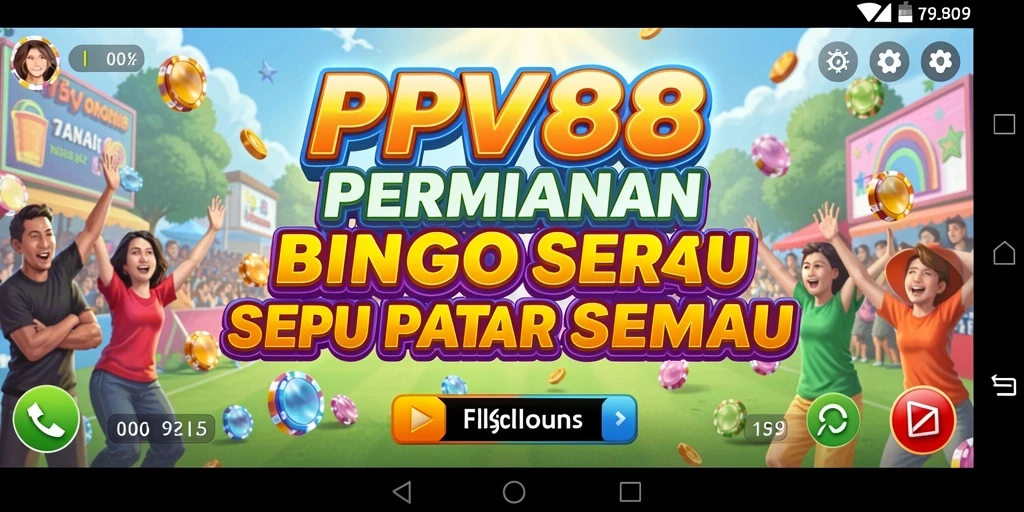 Tampilan gameplay Bingo yang seru dan menarik di PPV88.