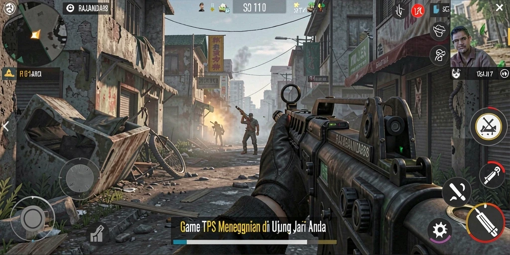 Tampilan menarik dari gameplay RAJABANDAR88 dengan aksi intens.