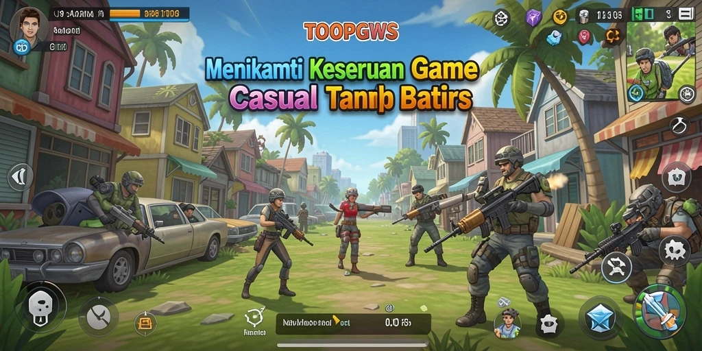 Screenshot TOOPGWS menampilkan gameplay seru yang menggugah semangat.