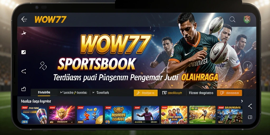 Tampilan screenshot dari gameplay aplikasi Sportsbook WOW77.
